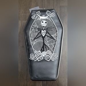 Vintage The Nightmare Before Christmas - Very Rare Jack Skellington Coffin Purse
